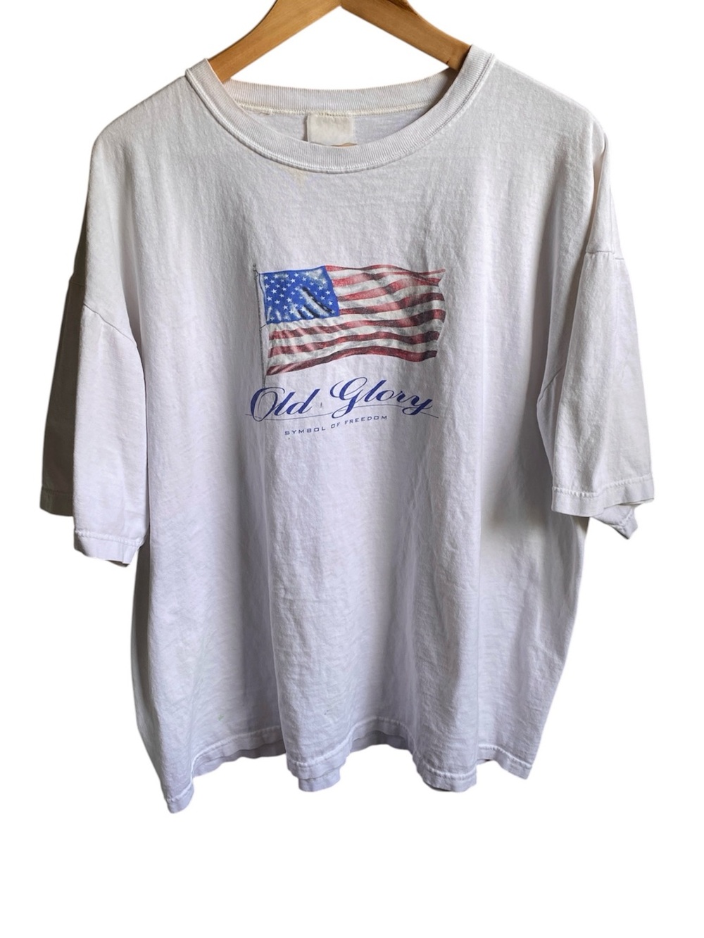 Vintage 99s Flag Hanes Tee
